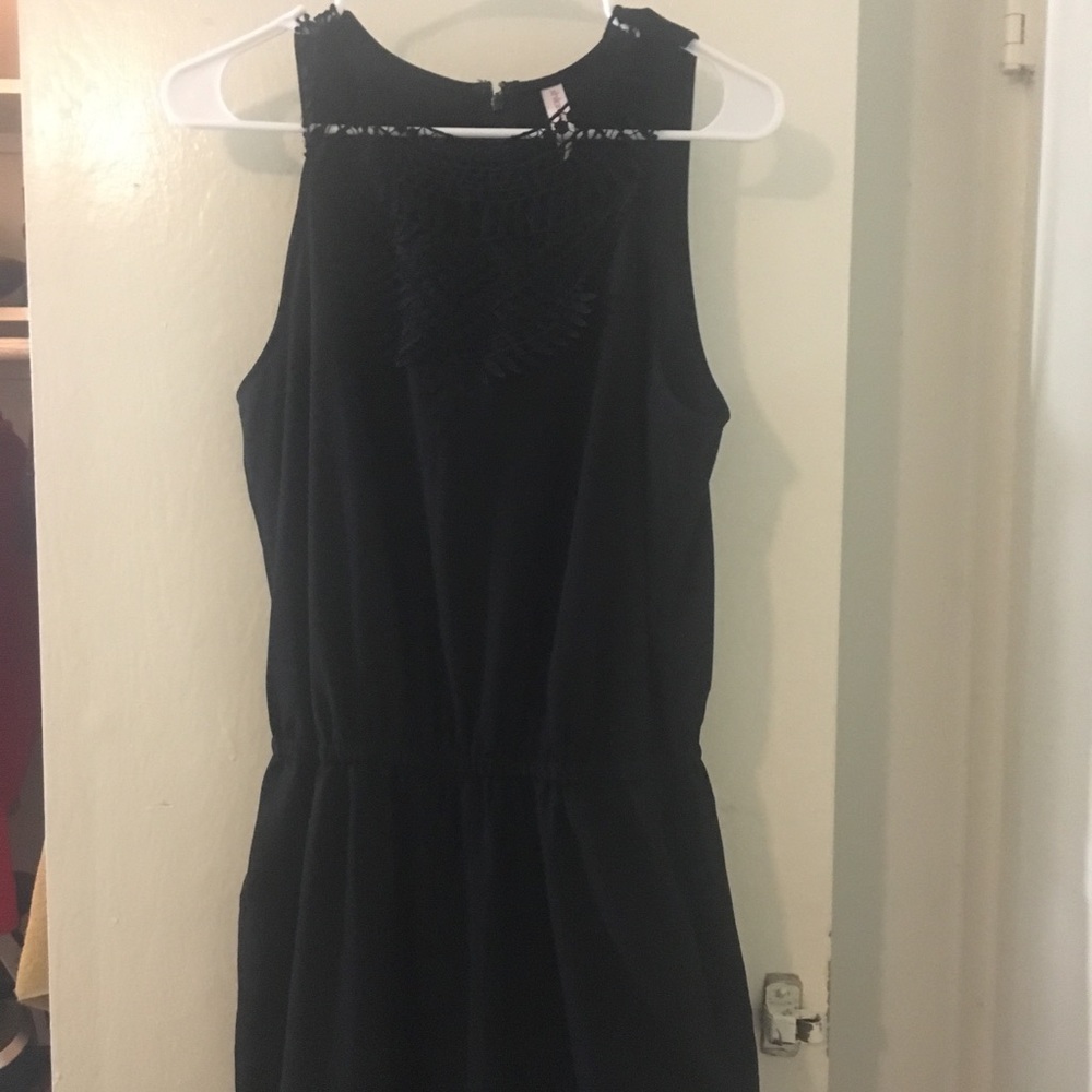 Black Lace Jumpsuit
